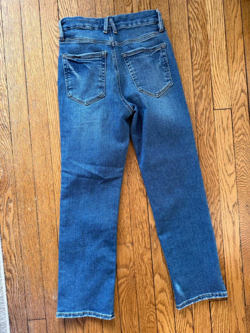 Good American High-Rise Straight Leg Jeans - Size 27 - Picture 4 of 4